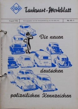 BV Aral "Tankwart-Merkblätter" Tankstellen-Werbeordner 1962 (9985)